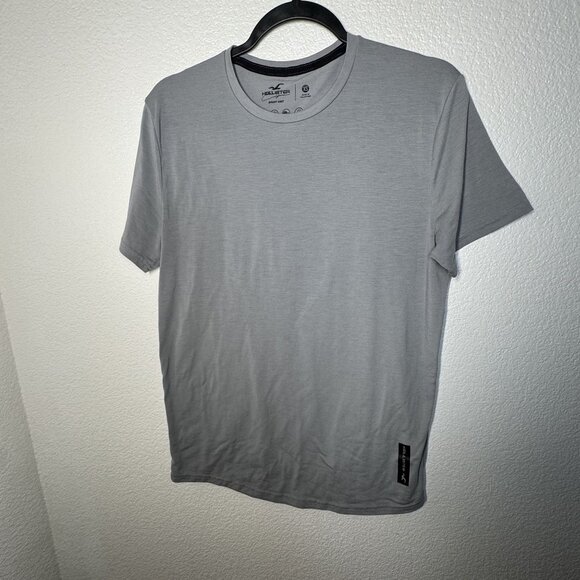 Hollister Sport Knit Mens Gray T-Shirt XS‎ Breathable Fabric - Picture 1 of 5